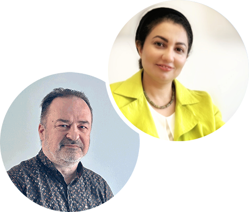 Thomas Pätzold und Dr. Niloofar Keshtiari / Foto: Paolo Schubert